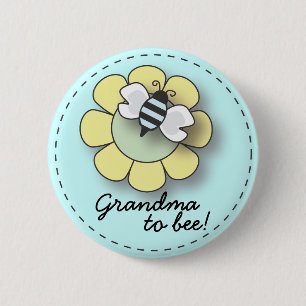 Baby Boy Bee in Blue Grandma To "Bee" Pin