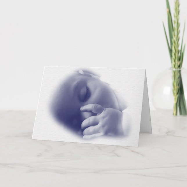 Baby Boy Birth Announcement (Front)