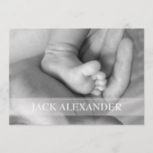 Baby Boy Birth Announcement