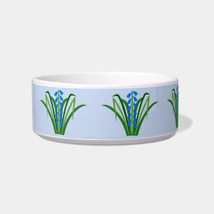 Baby Boy Bluebell Flowers Spring Patterned Bowl