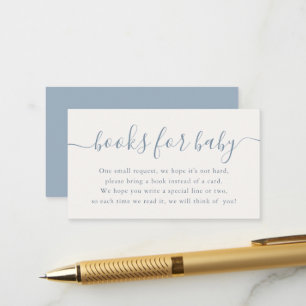 Baby Boy Books for Baby Blue Enclosure Card
