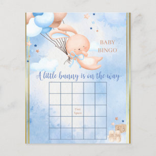 Baby Boy Bunny Baby Shower Game