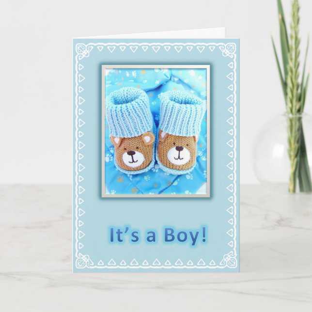 Baby boy card (Front)