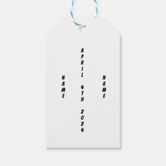 Baby Boy Classic Car  Gift Tags