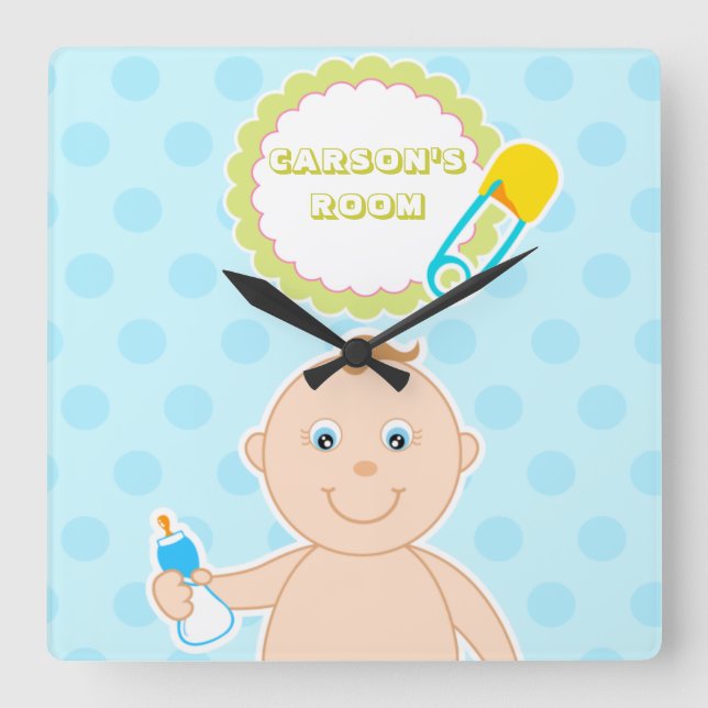 Baby boy clock (Front)