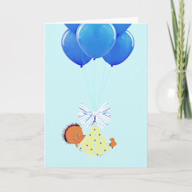 Baby Boy Congrats Card (Front)