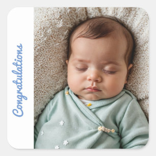 baby boy congratulations Sticker