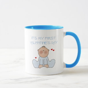 Baby Boy First Valentine's Day Mug