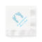 "Baby Boy Footprints" Paper Napkins