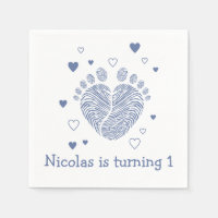 Baby boy footsteps