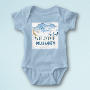 Baby Boy Gift! Welcome him with this Baby Bodysuit