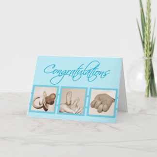 Baby Boy Greeting Card