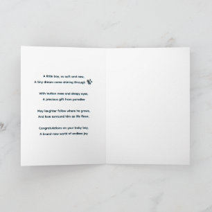 Baby boy Greeting Card