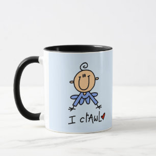 Baby Boy I Crawl Tshirts and Gifts Mug