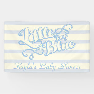 Baby Boy, Little Boy Blue, Baby Shower Banner