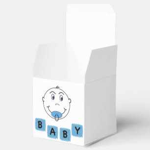 Baby Boy Mischief Face Favour Box