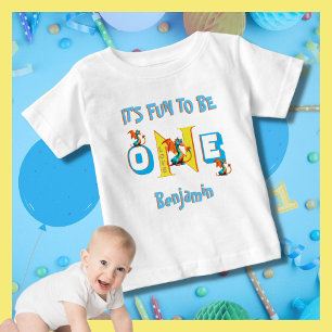 Baby Boy Name One Love Dinosaur Cute    T-Shirt