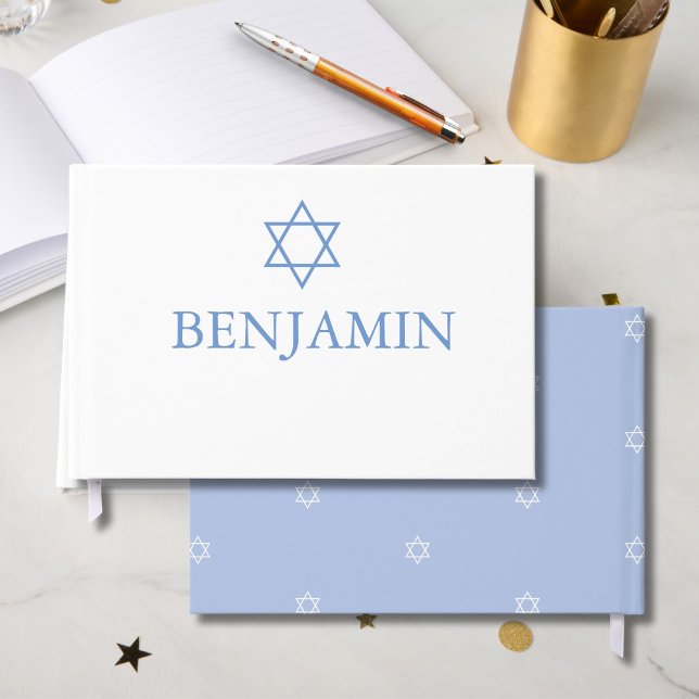 Baby Boy Naming Ceremony Hebrew Jewish Guest Book (Creator Uploaded)