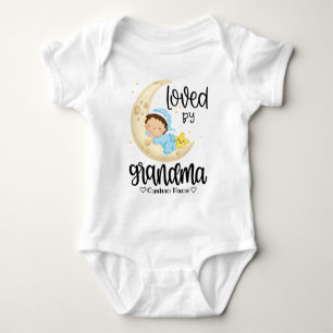 Baby Boy on Moon - Loved by Grandma Bodysuit