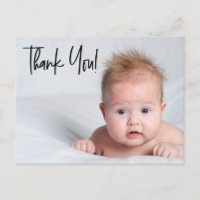 Baby Boy Photo baby shower thank you Script