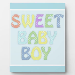 Baby Boy Plaque