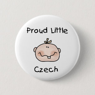 Baby Boy Proud Czech 6 Cm Round Badge