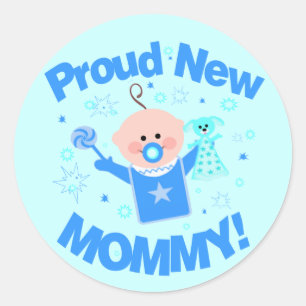 Baby Boy Proud Mum Sticker
