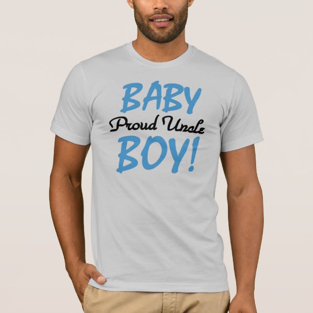 Baby Boy Proud Uncle T-Shirt (Front)