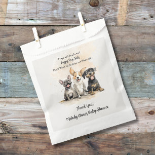 Baby Boy Puppy Dog Tails Baby Shower Favour Bags