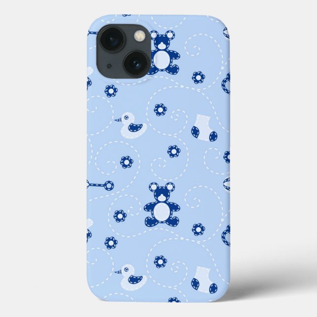 Baby-boy Quilt Pattern Case-Mate iPhone Case (Back)