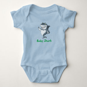 Baby boy shark bodysuit