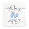 Baby Boy Shower Blue Feet
