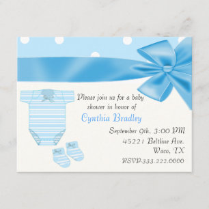 Baby Boy shower invitation