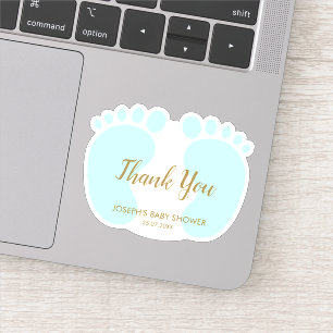 Baby Boy shower party favour thank you
