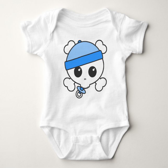Baby Boy Skully Bodysuit (Front)