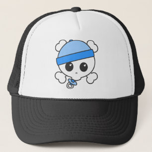 Baby Boy Skully Trucker Hat