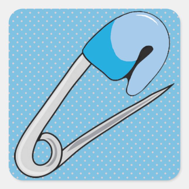 Baby Boy Square Sticker (Front)