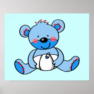 Baby Boy (teddy bear) Poster