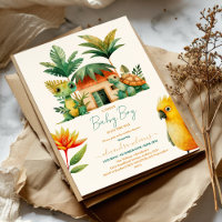 Baby Boy Tropical Jungle Safari Animals Shower