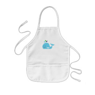 Baby Boy Whale Kids Apron