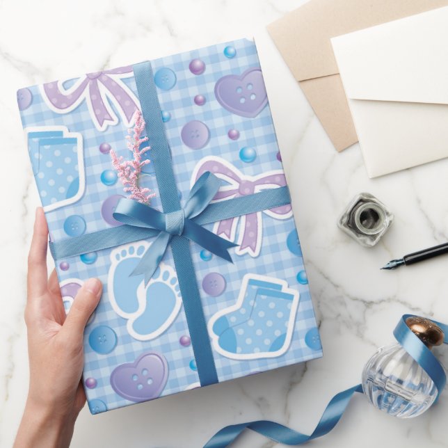Baby Boy  Wrapping Paper (Gifting)