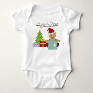 Baby Boy's 1st Christmas Infant Creeper