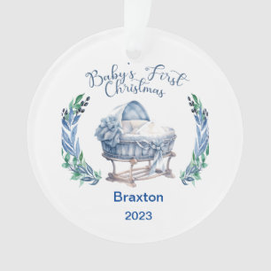 Baby Boy's First Christmas Ornament