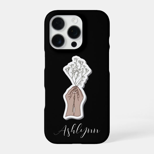 Baby Breath Flowers  iPhone Case (Back)