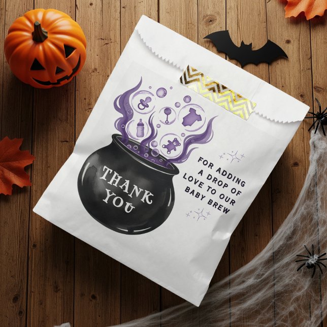 Baby Brew Witch Cauldron Halloween Baby Shower Favour Bags (Baby Brew Witch Cauldron Halloween Baby Shower Favor Bag
)
