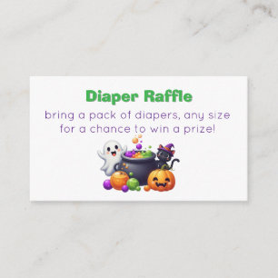 Baby Brewing Baby Shower Diaper Raffle Enclosure Card