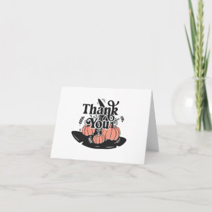 Baby Brewing Halloween Baby Shower Thank You Card