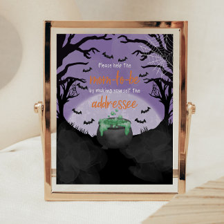 Baby Brewing Purple Neutral Envelope Sign