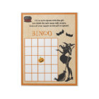 Baby Brewing Shower Halloween Witch Bingo Game