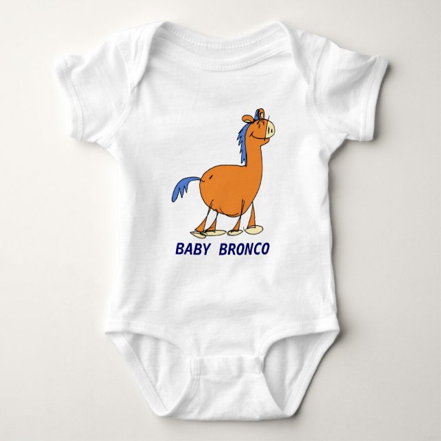 Baby Bronco Baby Bodysuit (Front)